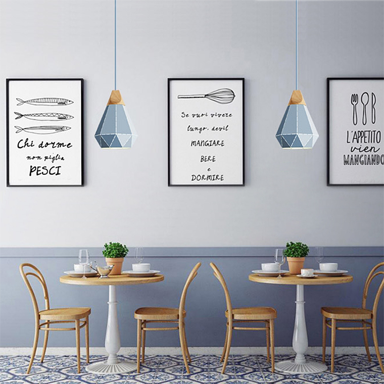 Подвесной светильник EDGE D30 B Black by ImperiumLoft