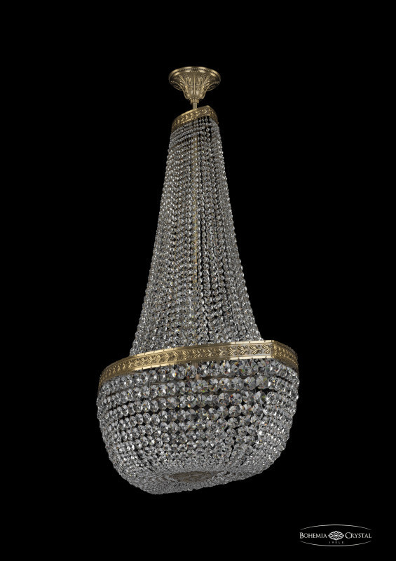 Люстра на штанге Bohemia Ivele Crystal 19113/H2/100IV Pa