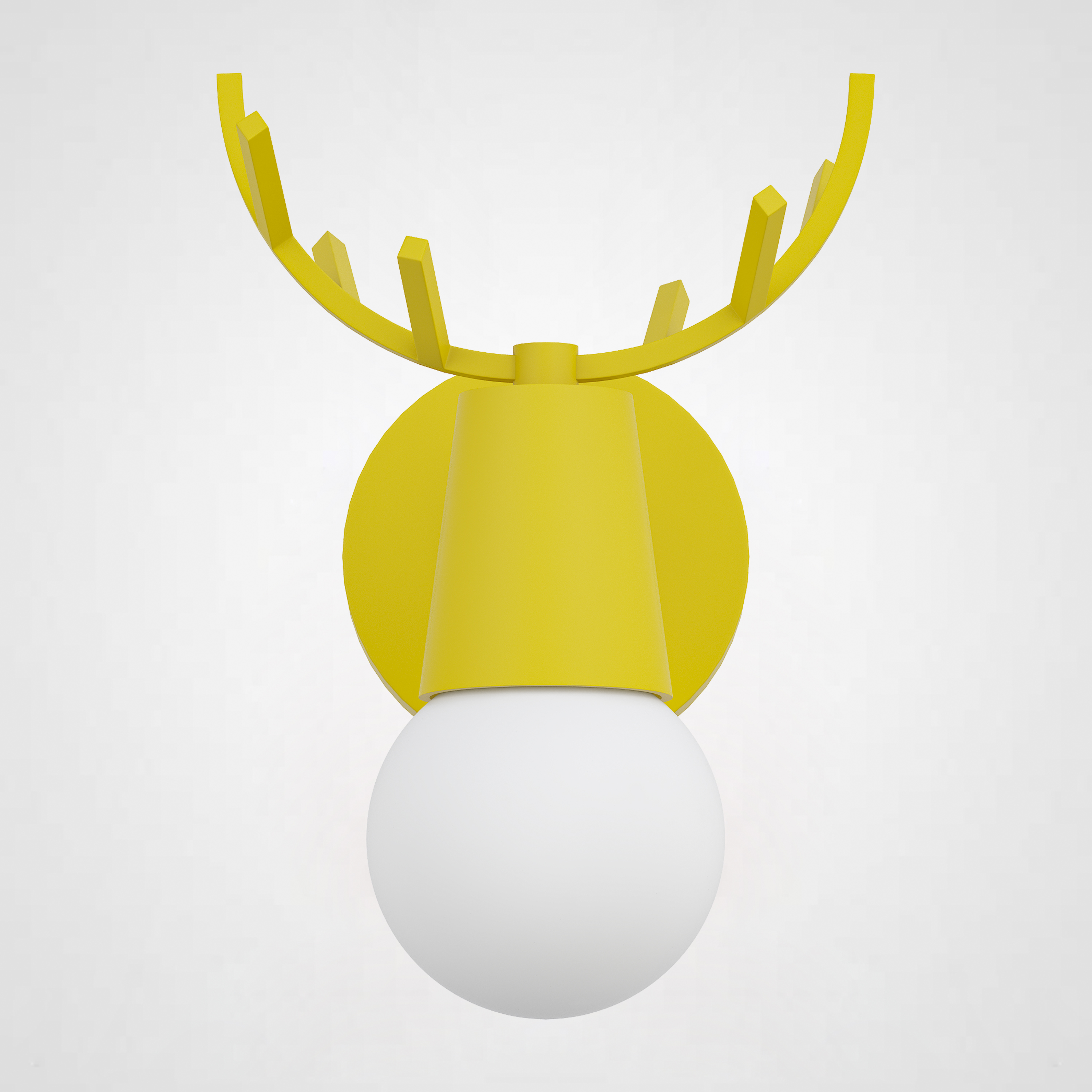 Бра С Рожками Deer A Yellow By Imperiumloft