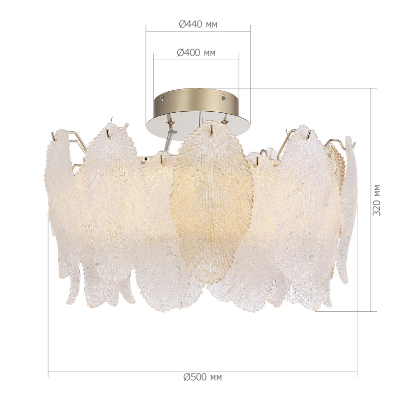 Накладная люстра ST-Luce SL6135.202.01