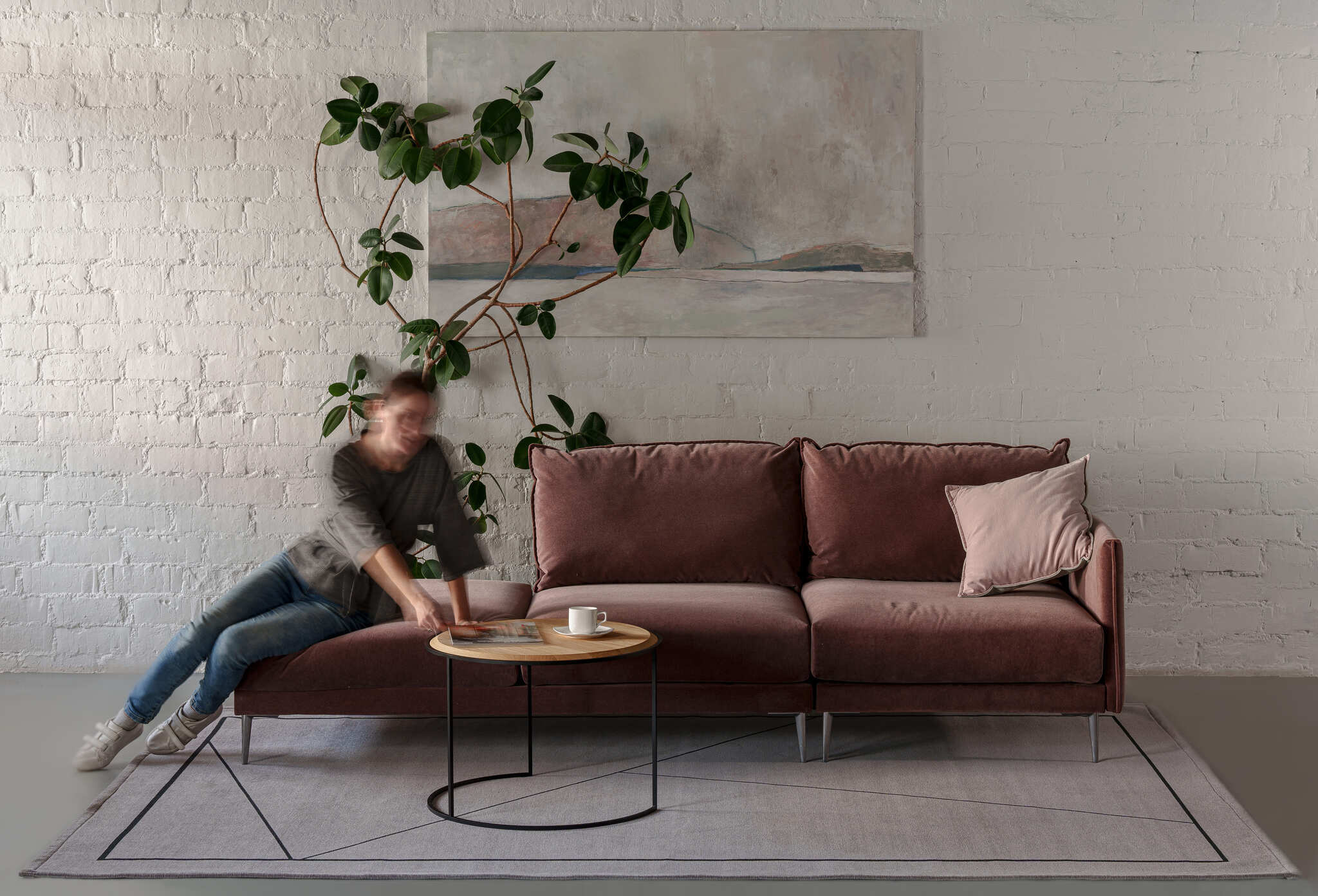 Ковер Carpet Decor Linea Gray C1369