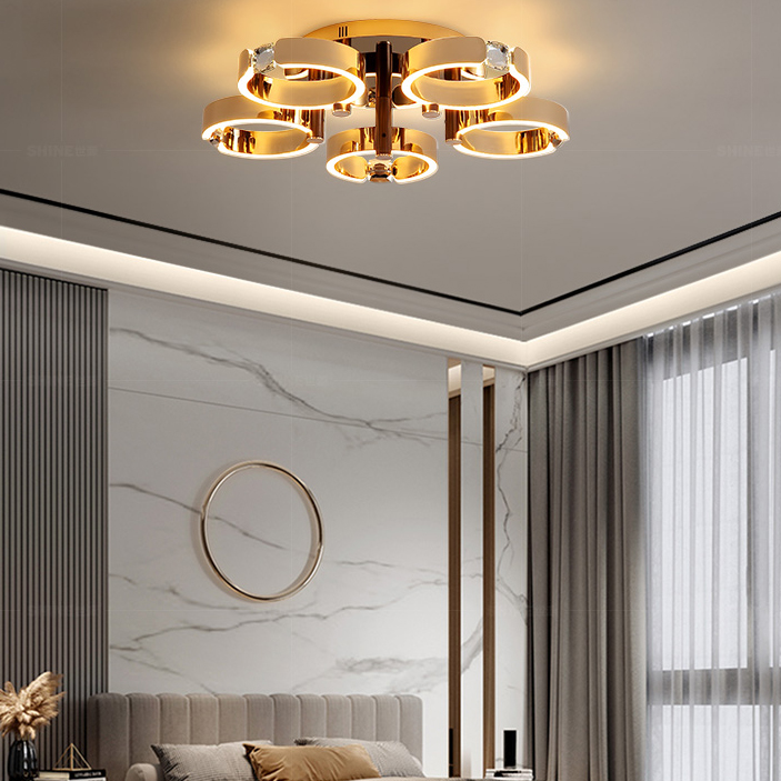 Потолочная люстра SELLIF D CH D68 Brown by ImperiumLoft