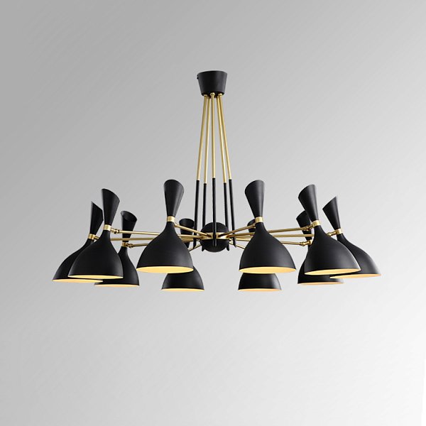 Подвесная люстра TRUMPET D125 Black by ImperiumLoft
