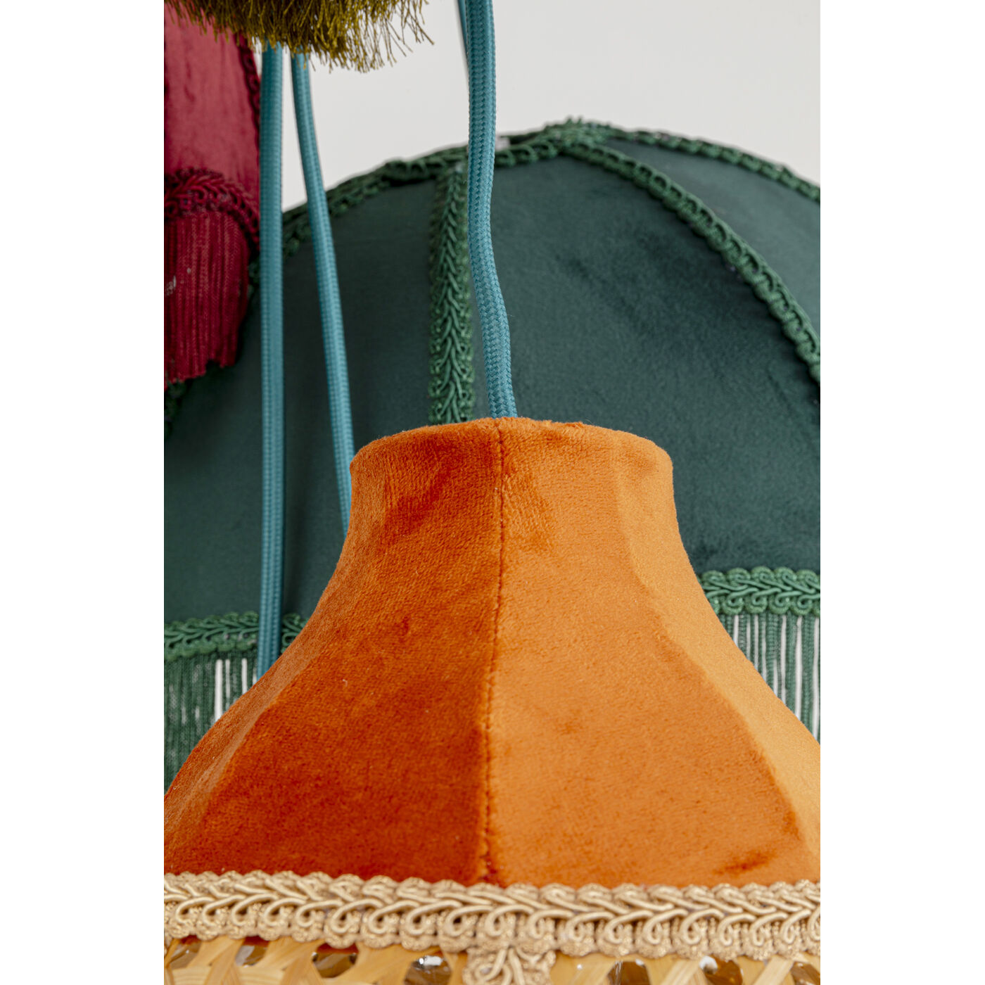 Светильник подвесной Saloon Fringes 9-lite KARE 57465