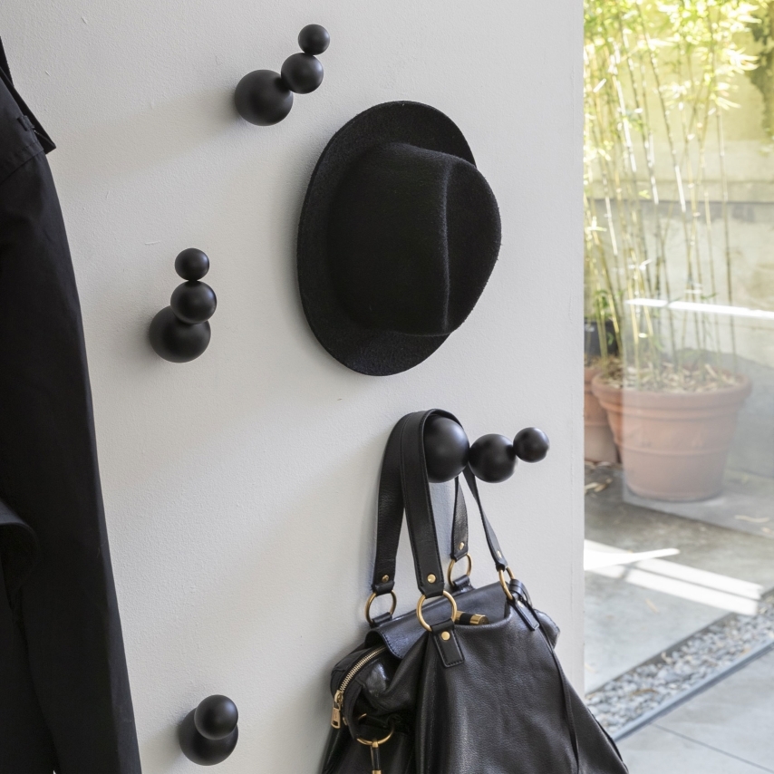 Крючок MOGG Bubble Black set of 5 MBU21O