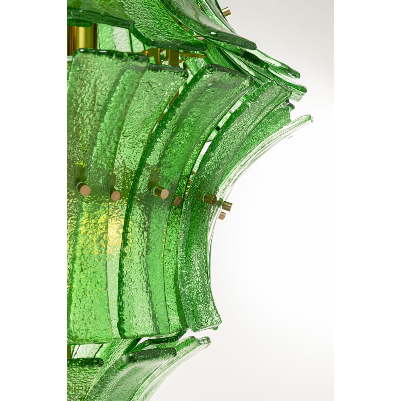 Светильник подвесной Venezia Double Green Ø53cm KARE 58054