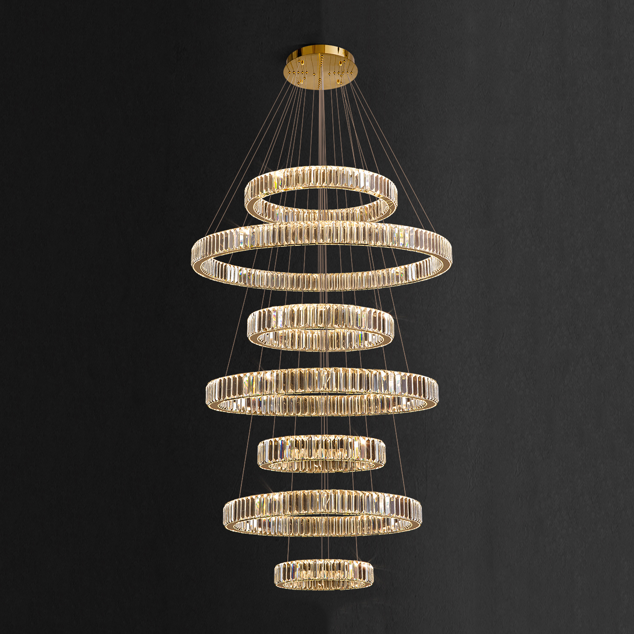 Подвесная люстра BERTOLDA COMBO D20+80+30+90+40+100+50 by ImperiumLoft