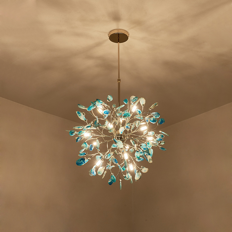 Люстра на штанге AGATE 8 Blue 12 by ImperiumLoft