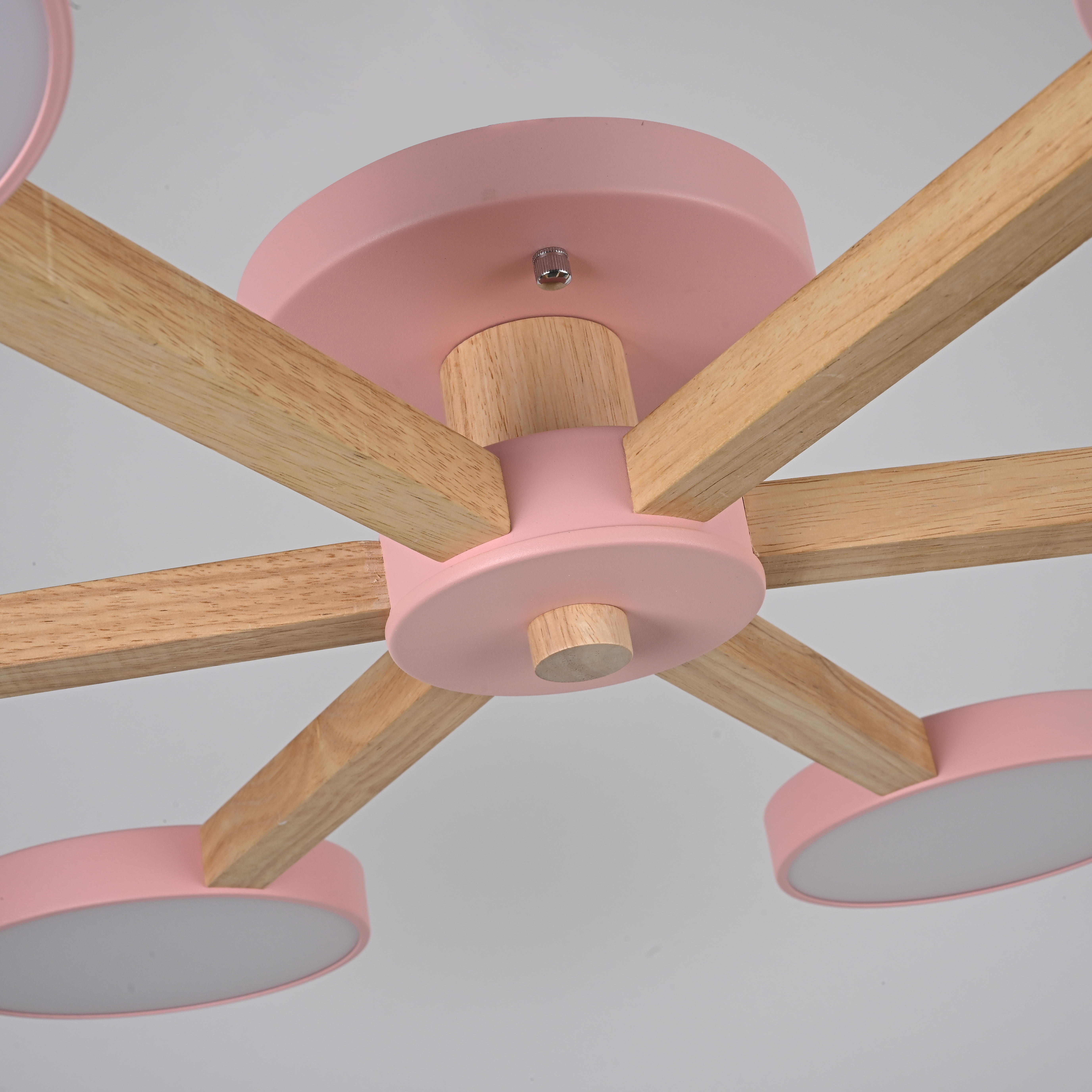 Потолочная люстра TURNA 6 Pink by ImperiumLoft