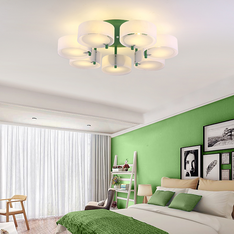 Потолочная люстра HEDDA D54 3 lamps Blue by ImperiumLoft