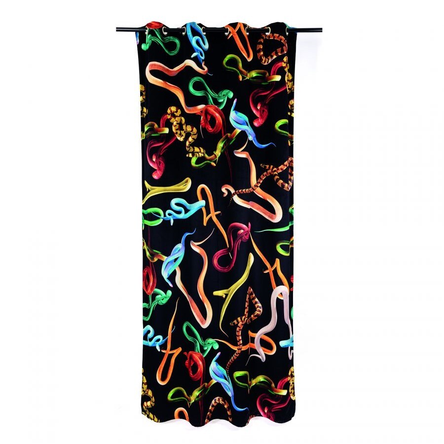 Штора Seletti Snakes Black 02403