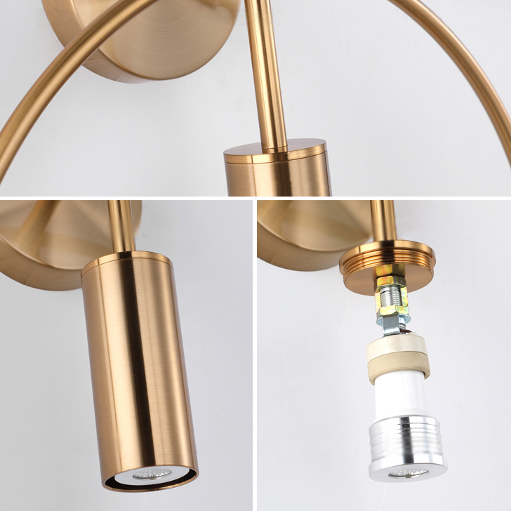 Настенный светильник VELMA D35 Gold by ImperiumLoft