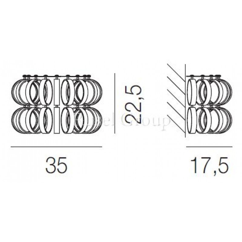 Настенный светильник Vistosi ECOS AP 35