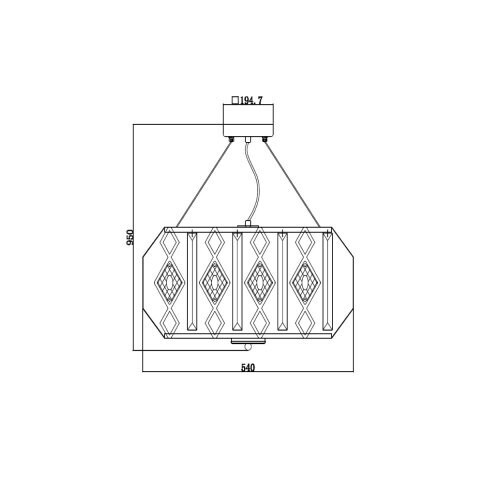 Подвесная люстра Vele Luce VL2181P06