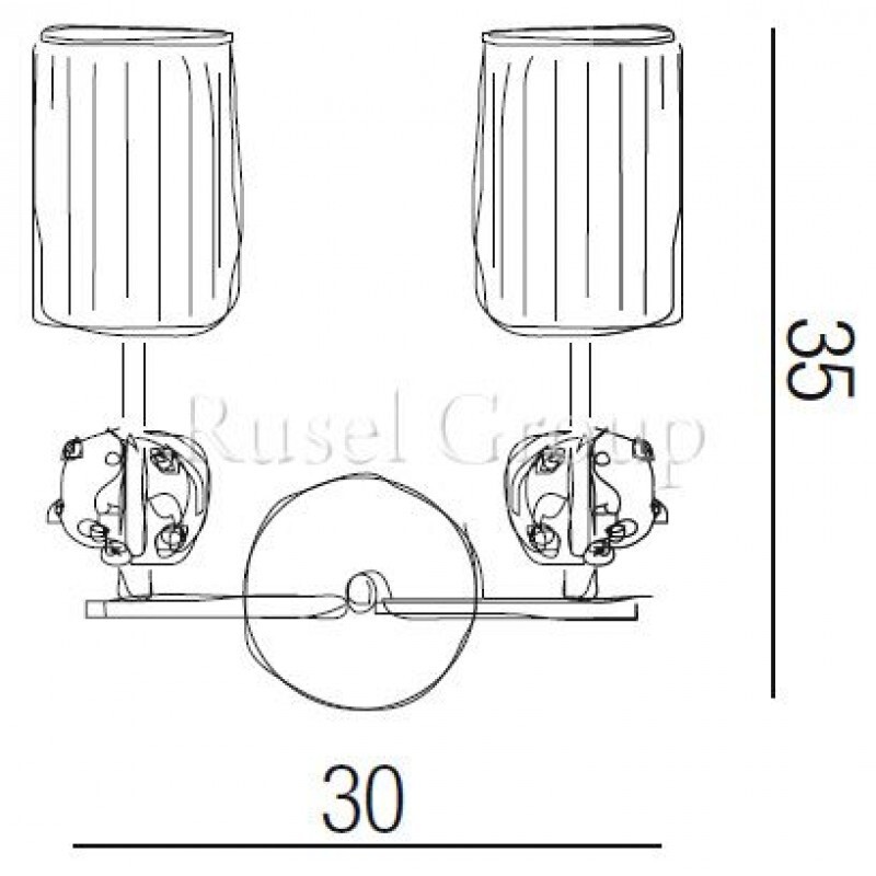 Настенный светильник Kolarz LARA 1095/A2