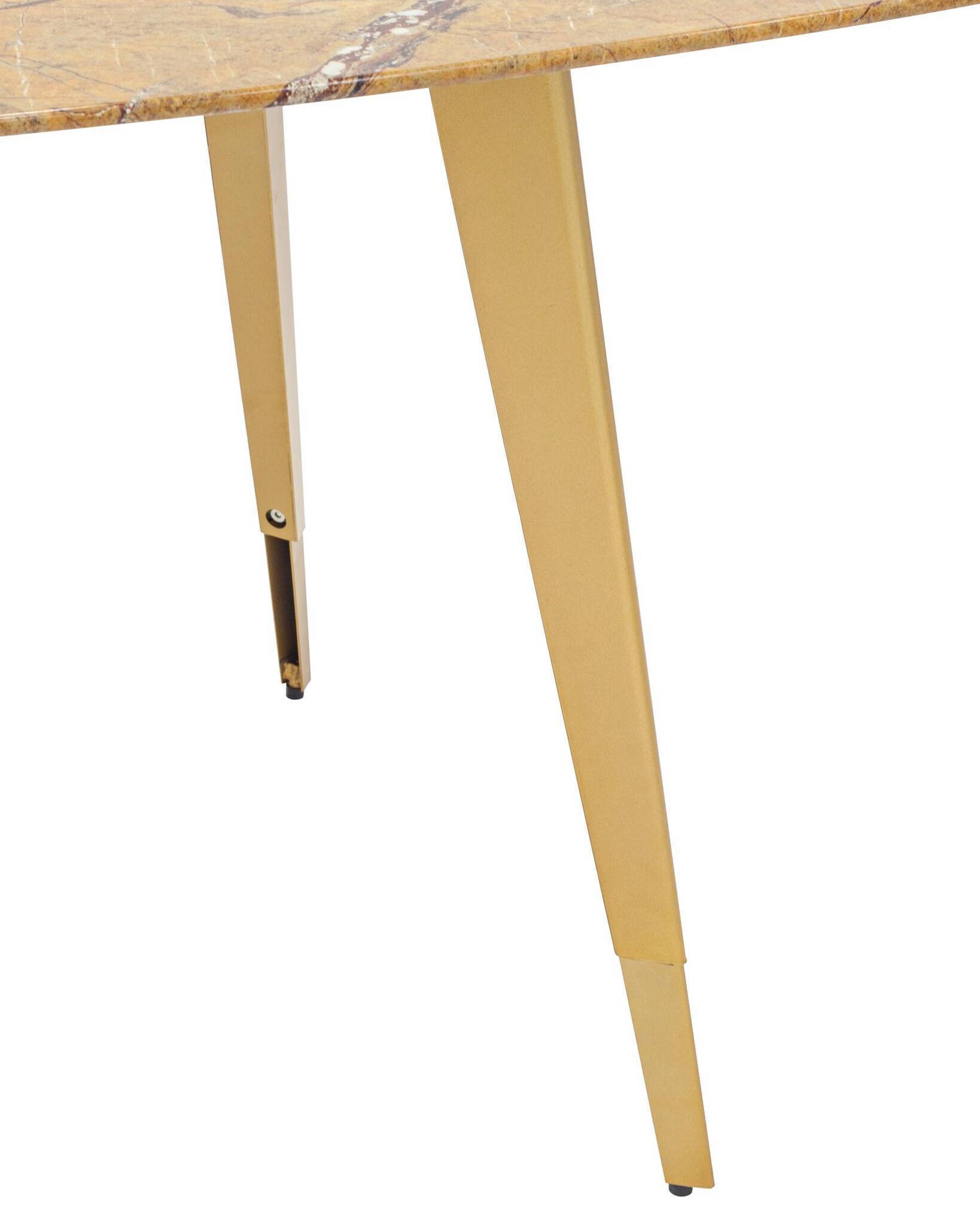 Стол обеденный Ричмонд 100*100 охра стеклянный Stool Group