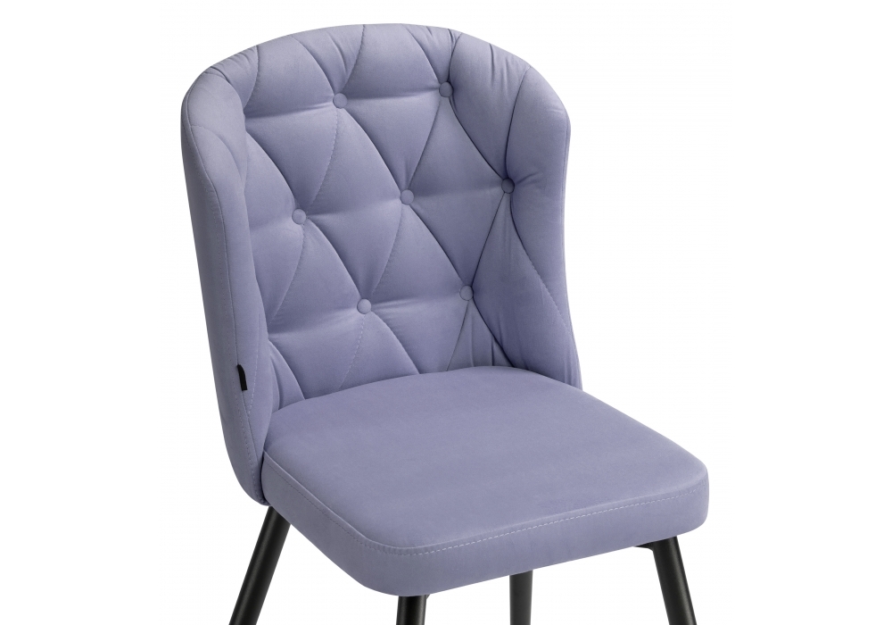 Стул Woodville Алиссум velutto 49 / черный 499991