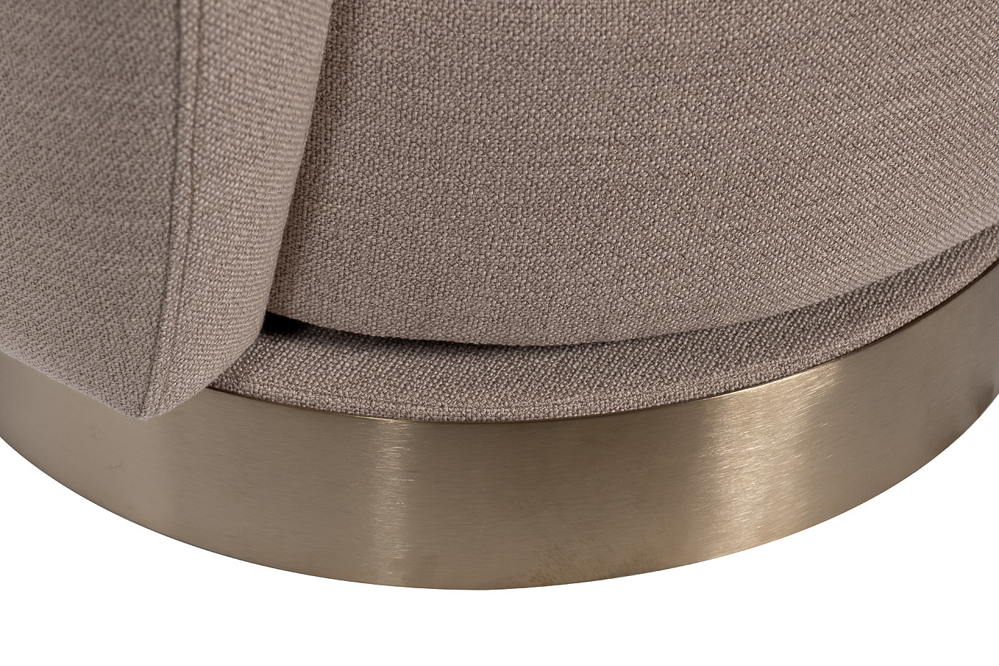 Кресло Napoli вращающееся бежевая рогожка Garda Decor Napoli-2K-БЕЖ-Bergamo24