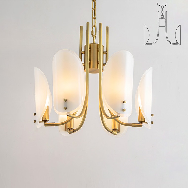 Подвесная люстра BELLVIK 6 D86 by ImperiumLoft