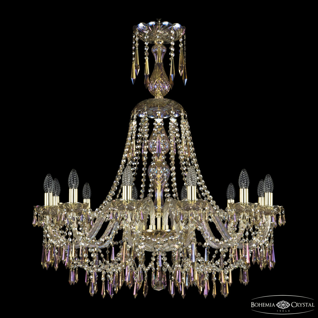 Люстра хрустальная 1403/12/300/XL-95 G M801