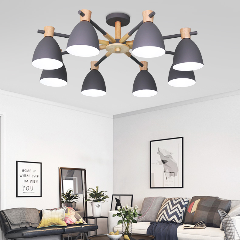 Потолочная люстра FOLKE 6 Green by ImperiumLoft