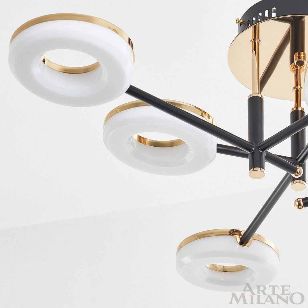 Светильник светодиодный 272999/6 BK/GD Arte Milano