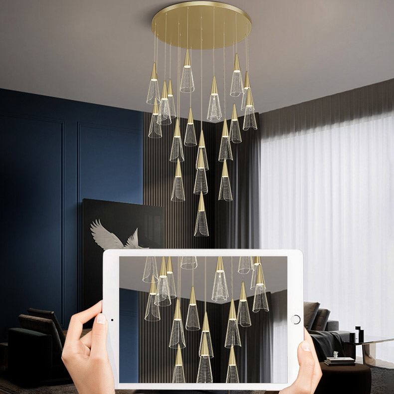 Подвесной светильник MANDORA L19 Black by ImperiumLoft