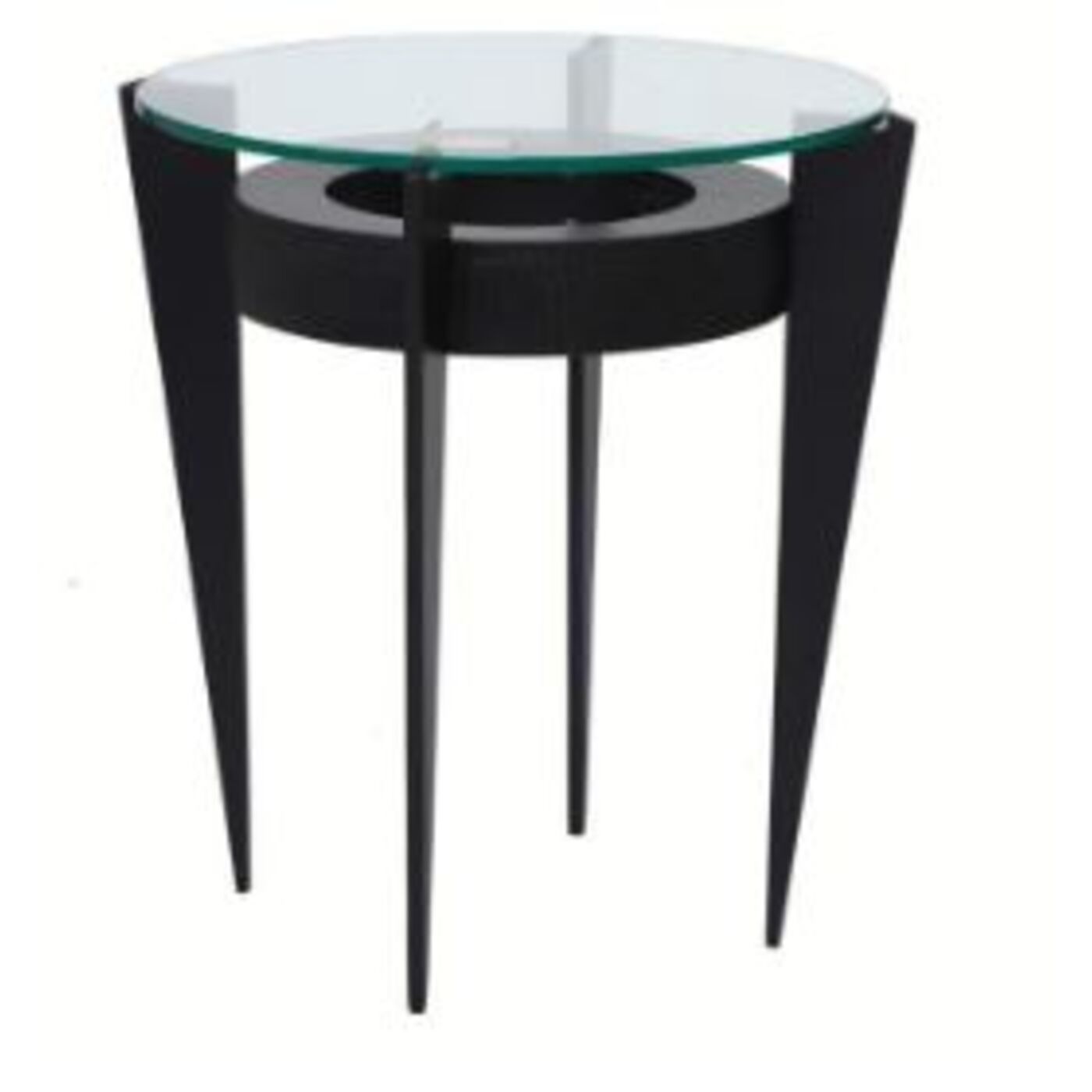 Стол приставной Nino Black Ø45cm KARE 71288