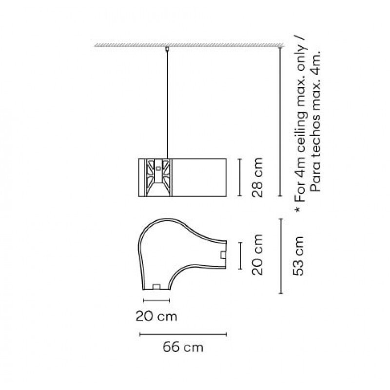 ПОДВЕСНОЙ СВЕТИЛЬНИК  VIBIA Ameba 2212