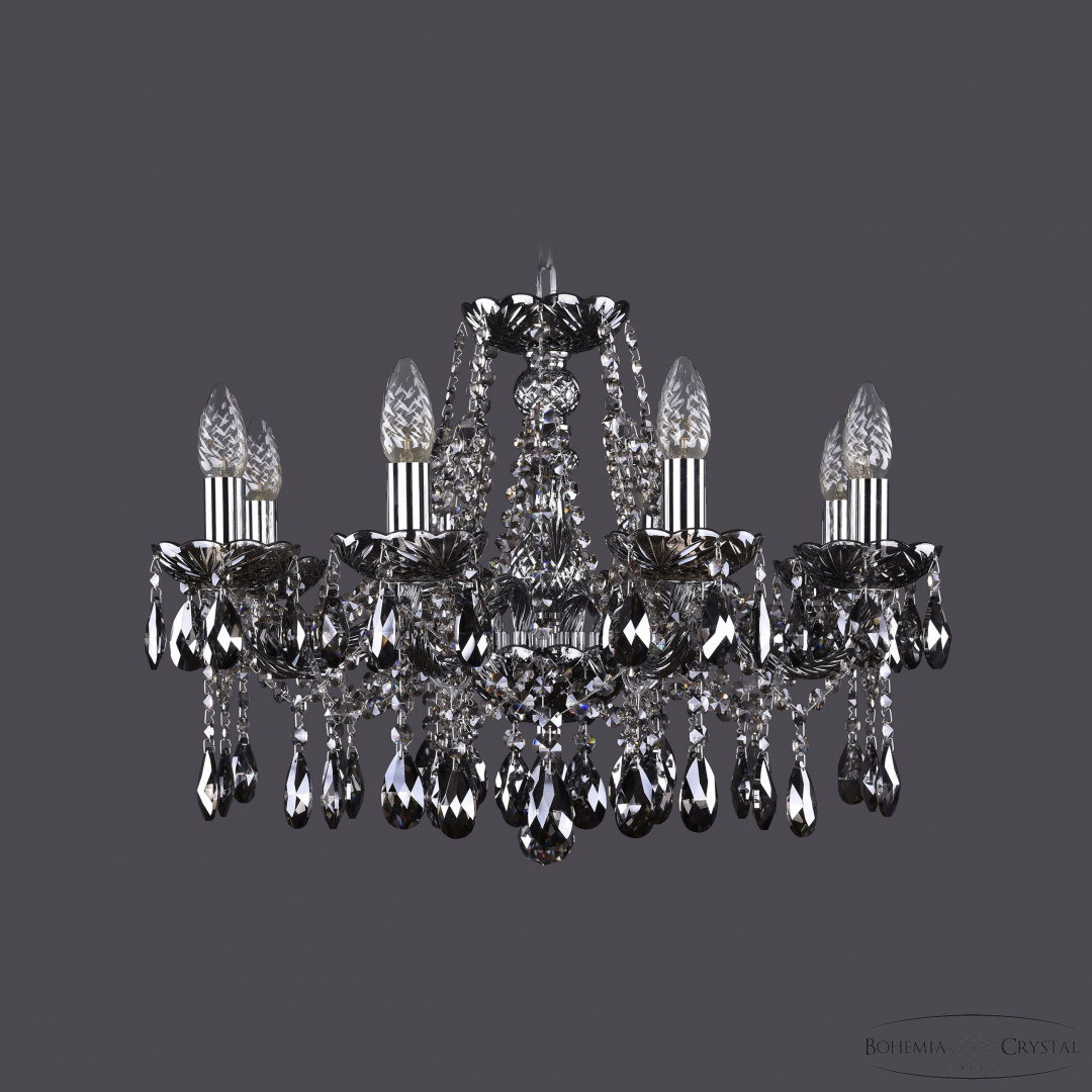 Люстра хрустальная 1413/8/200 Ni M731
