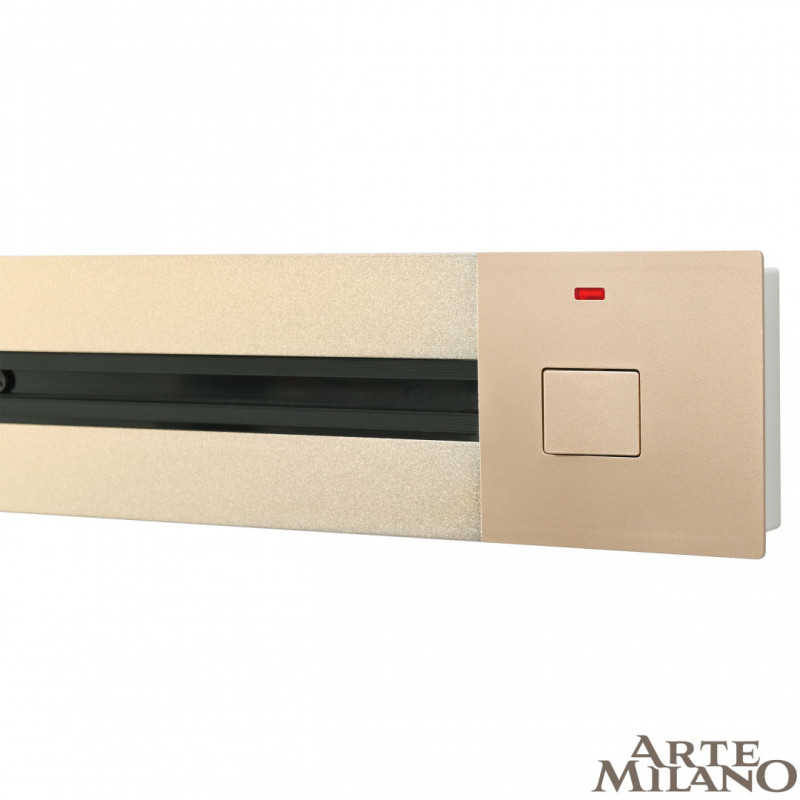 Трековая система розеток Arte Milano 385201TBB/100 Gold