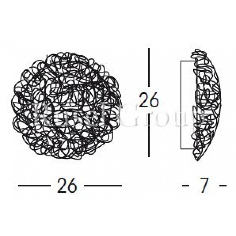 Настенно-потолочный светильник Linea Light Artic 4650