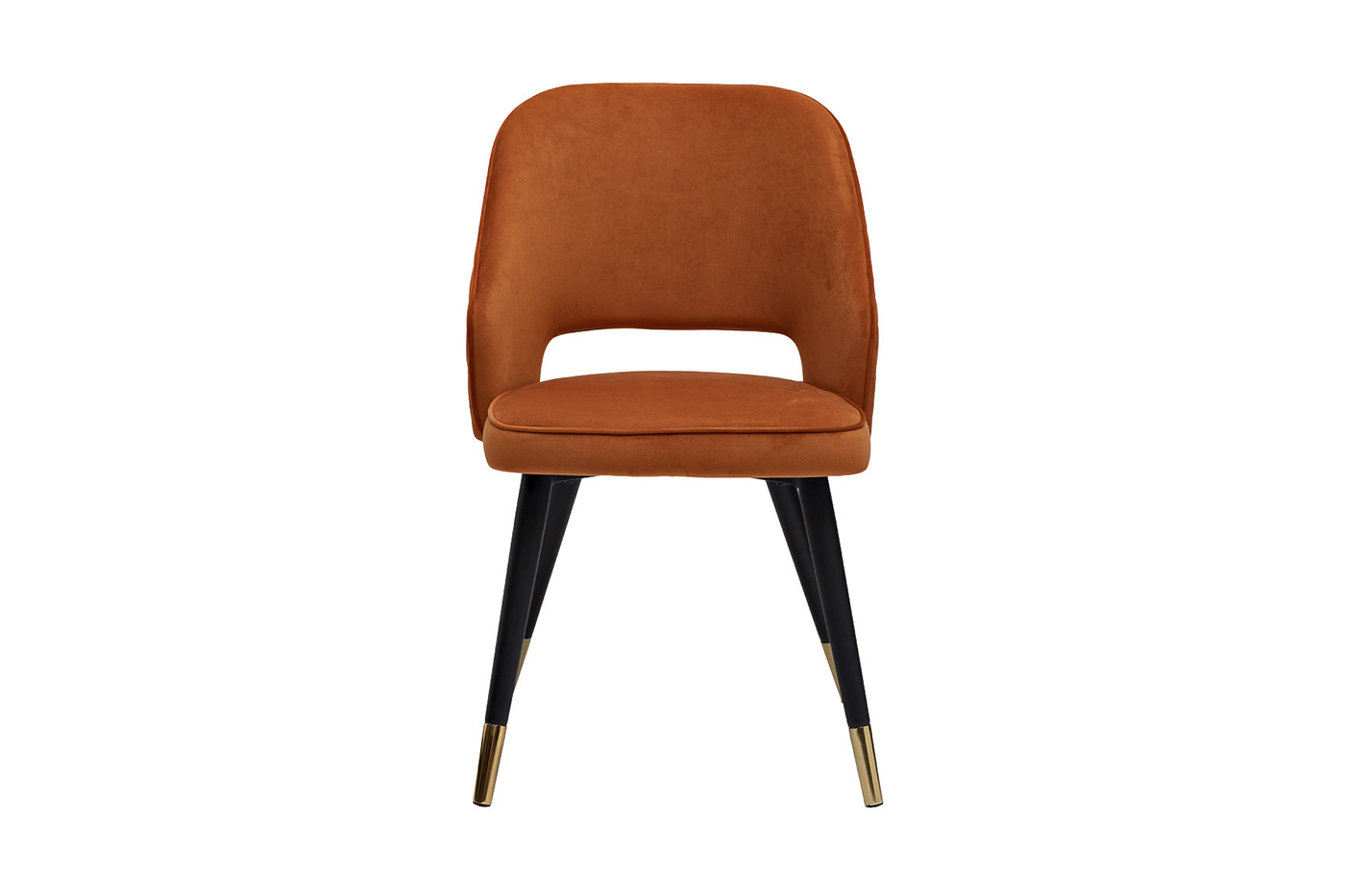 Стул обеденный велюровый терракотовый Garda Decor 30C-1205-1 TER