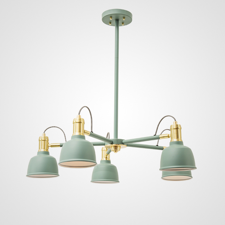 Люстра на штанге VINLAND CH D82 Blue by ImperiumLoft