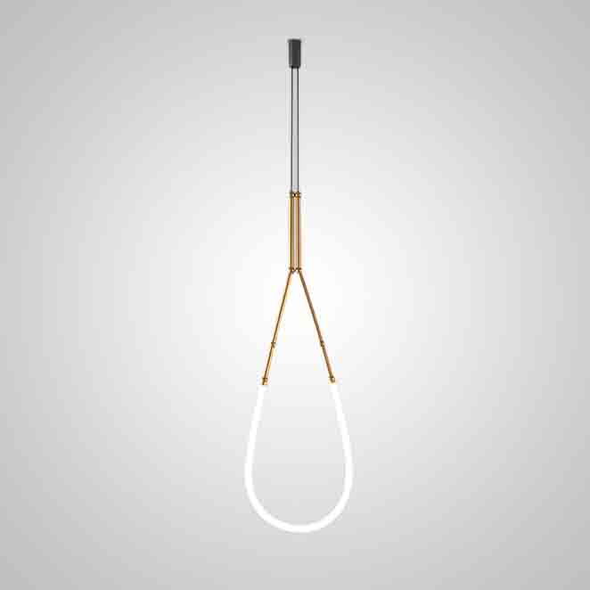 Подвесной светильник ALRIK ONE B Gold by ImperiumLoft