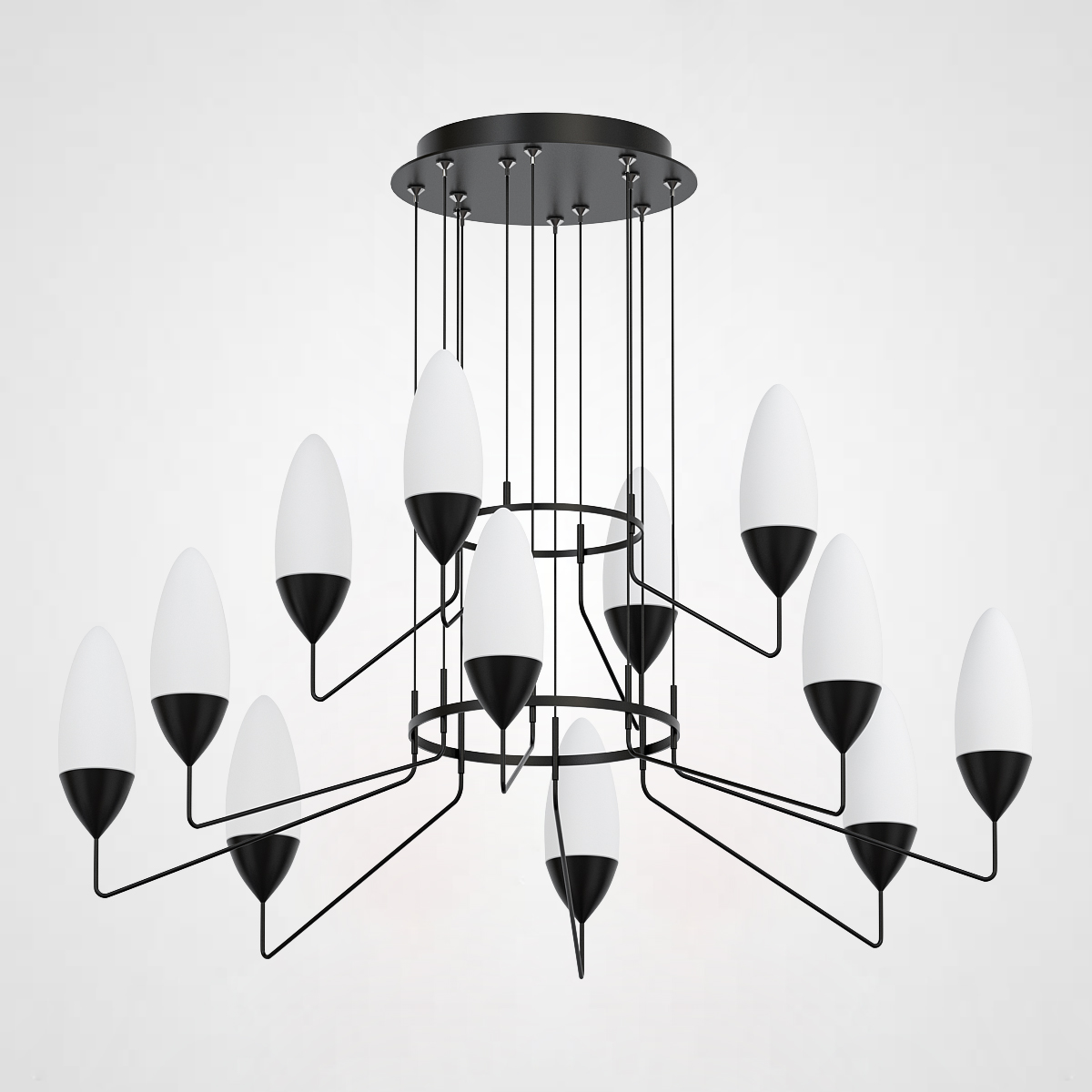 Подвесная люстра TACT 8+4 by ImperiumLoft