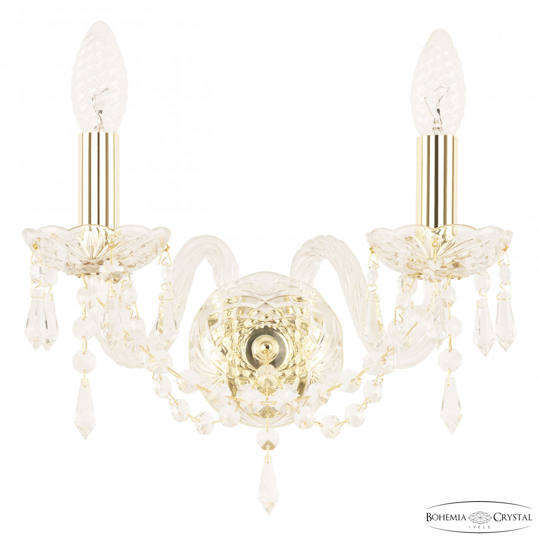 Бра хрустальные 104B/2/141 G Bohemia Ivele Crystal