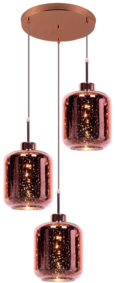 Подвесной светильник Lumina Deco LDP 6811-3 RD R.GD