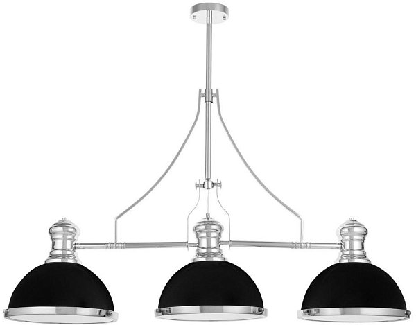 Потолочная люстра Lumina Deco LDP 710-3 BK+CHR