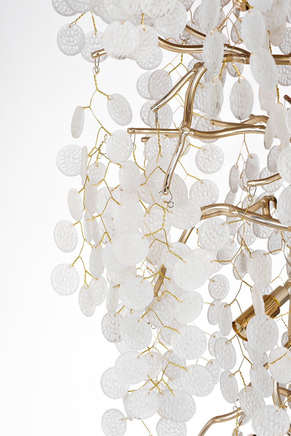 Люстра каскадная цвет шампань Garda Decor 86-9016/1000