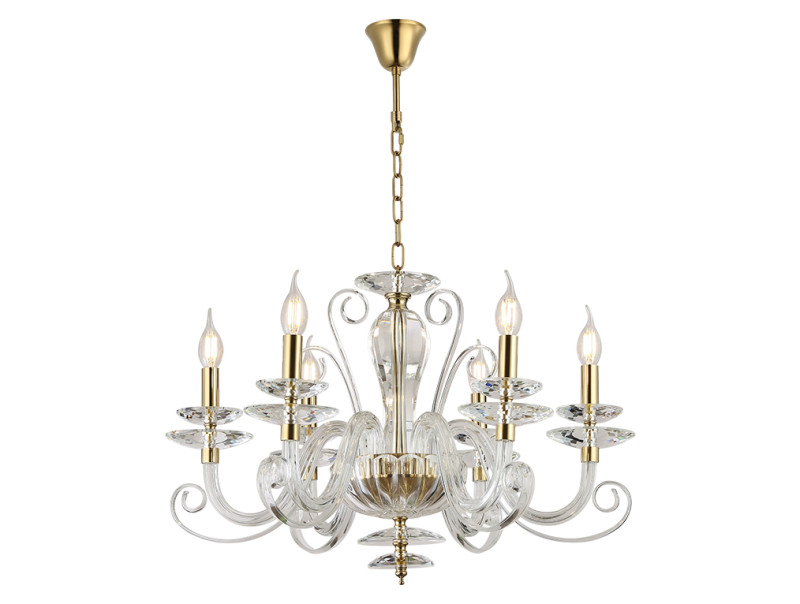 Подвесная люстра Newport 8576/C gold polished