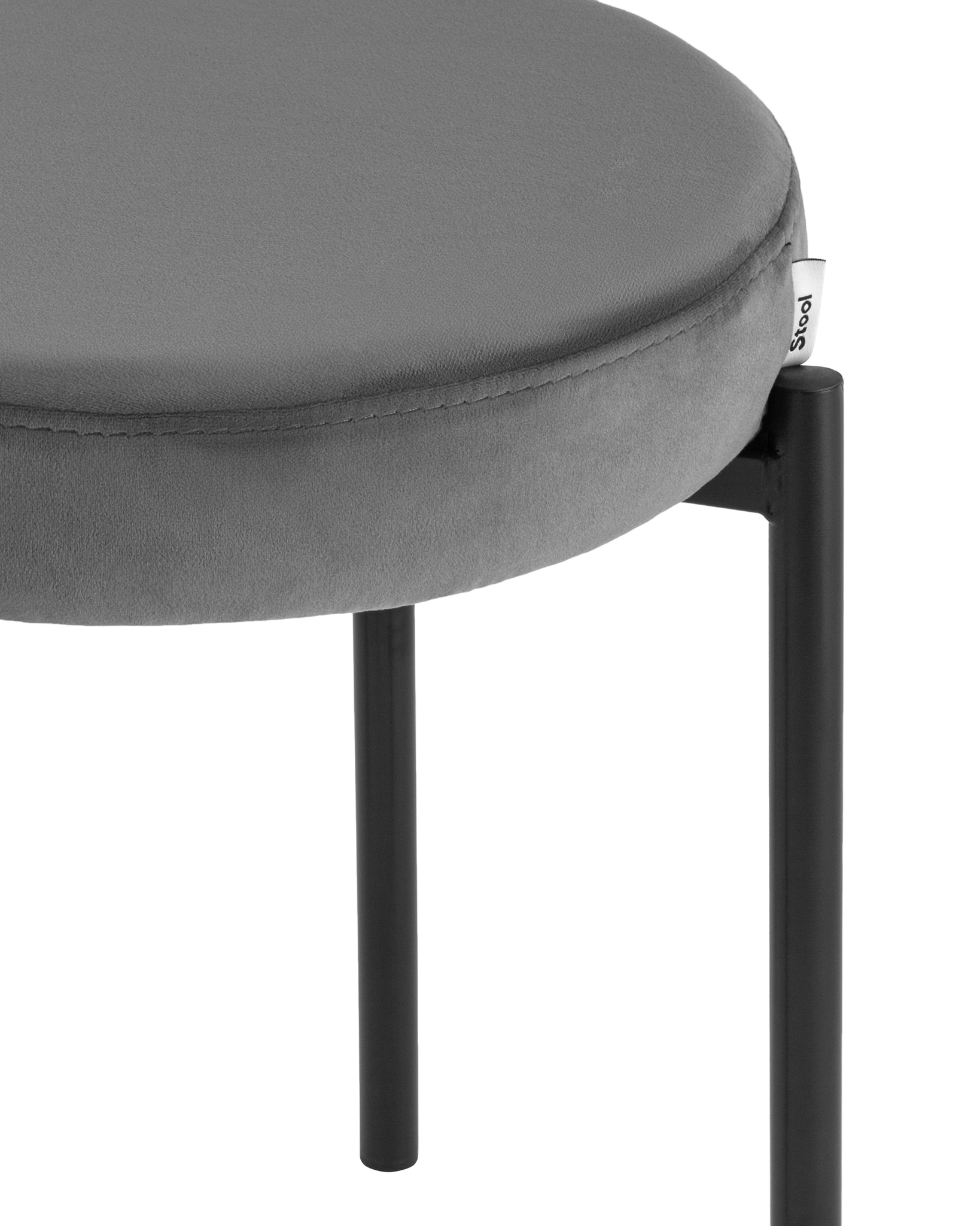 Табурет Рио велюр тёмно-серый Stool Group