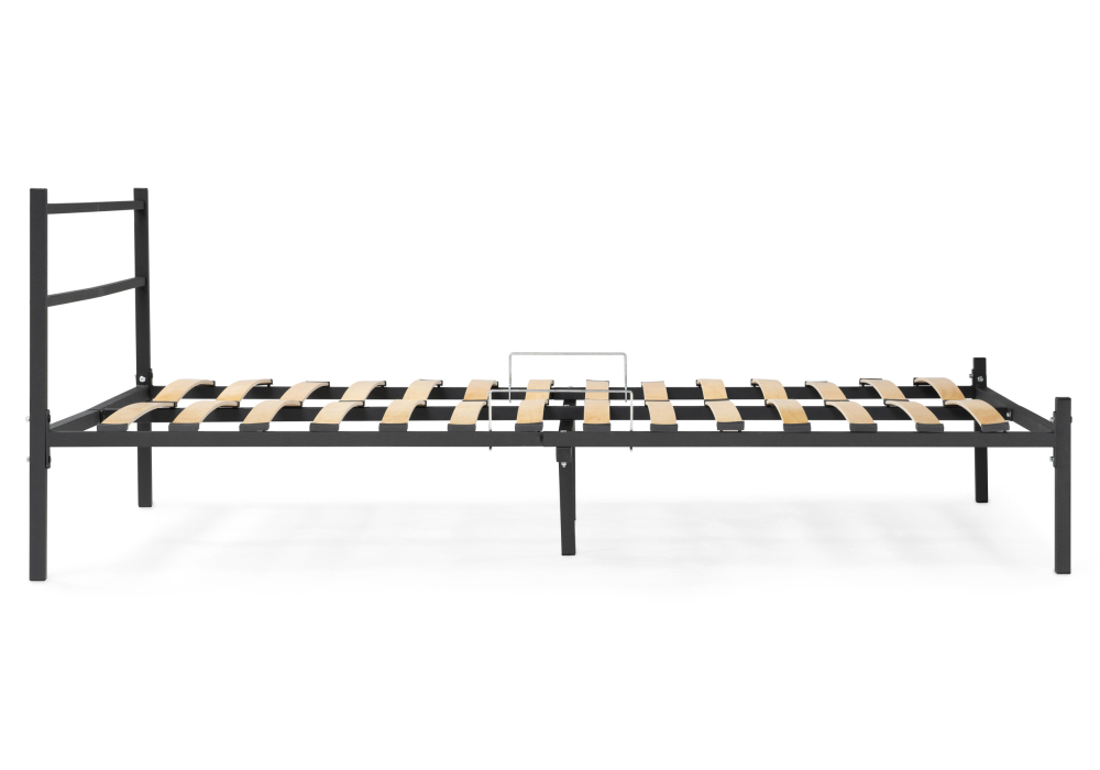 Кровать Woodville Фади 160х200 черная 491588