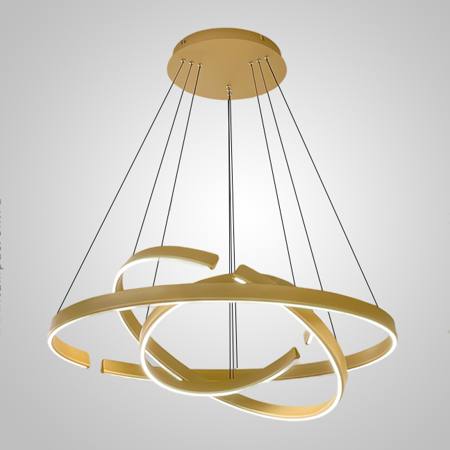 Подвесная люстра VEIKKO D65+45+85 Brass by ImperiumLoft