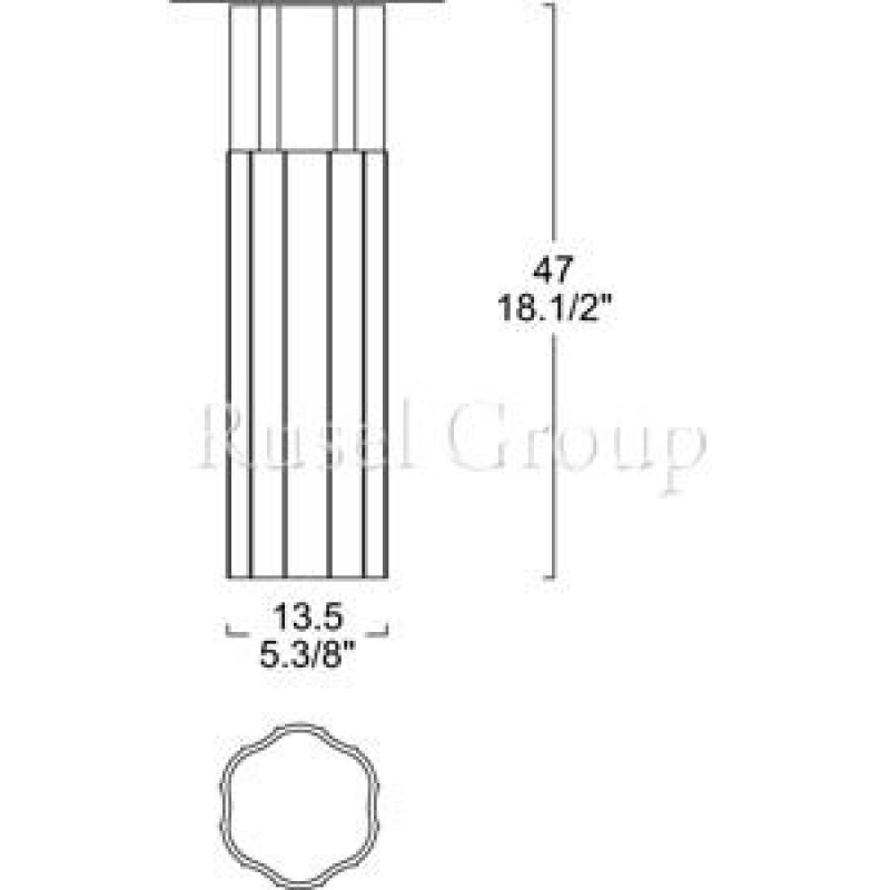 Потолочный светильник Leucos REED PL 135 (MURANO DUE)