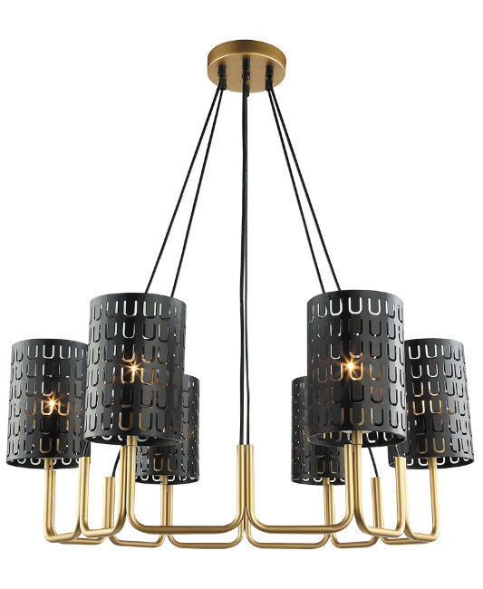 Люстра Lumien Hall 4005/6P-GD-BK