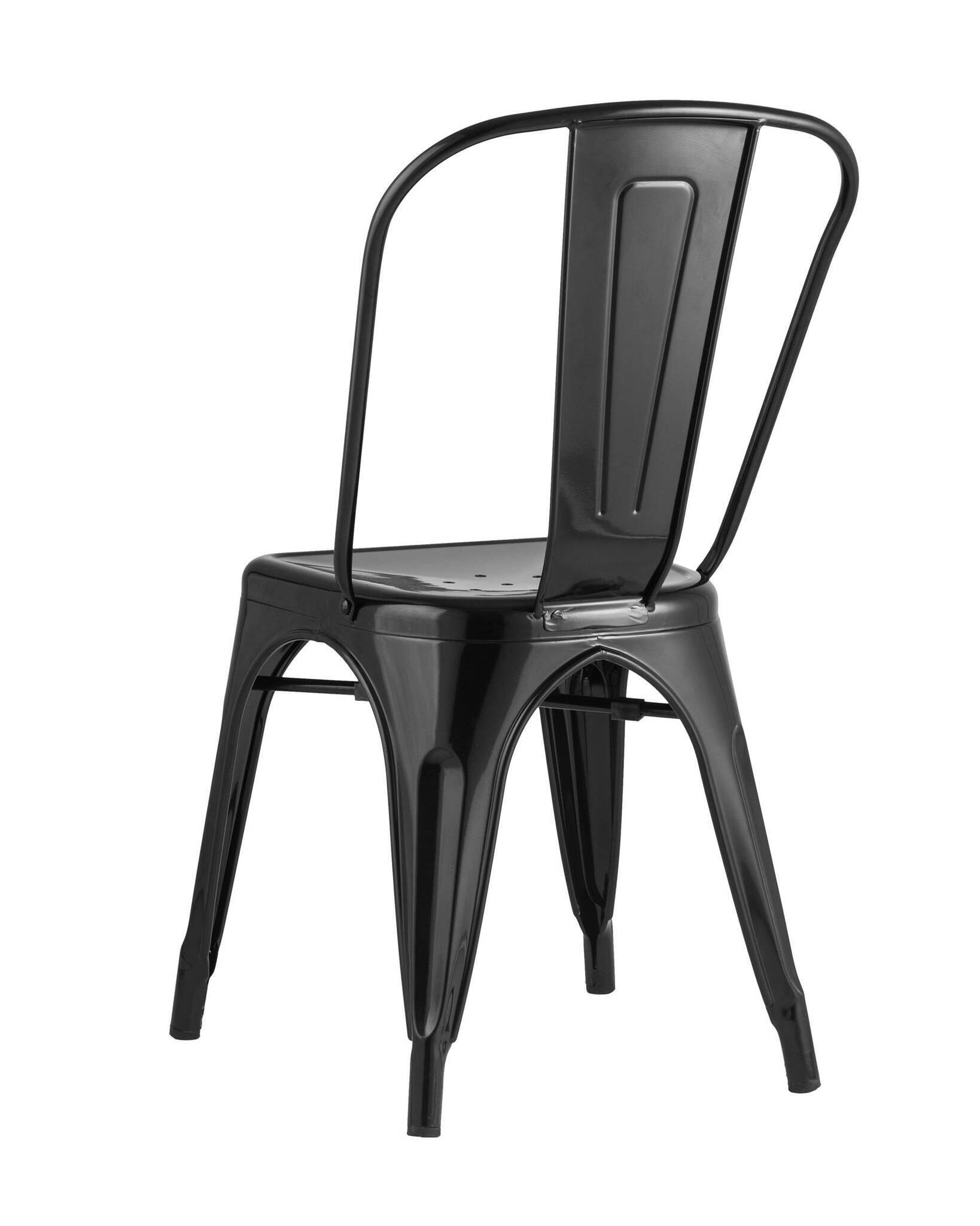 Стул TOLIX черный глянцевый Stool Group