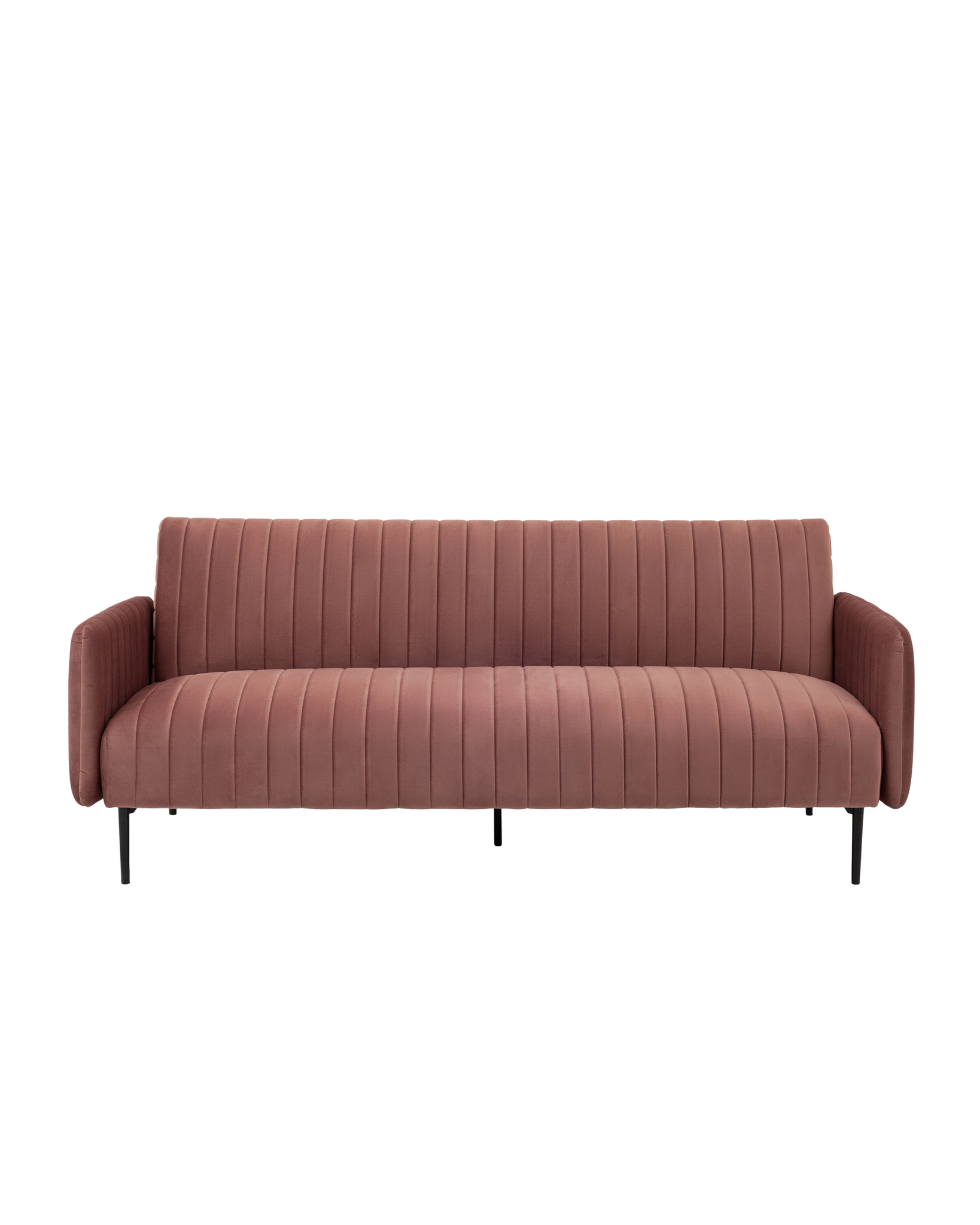 Диван прямой Дрезден велюр пыльно-розовый Stool Group