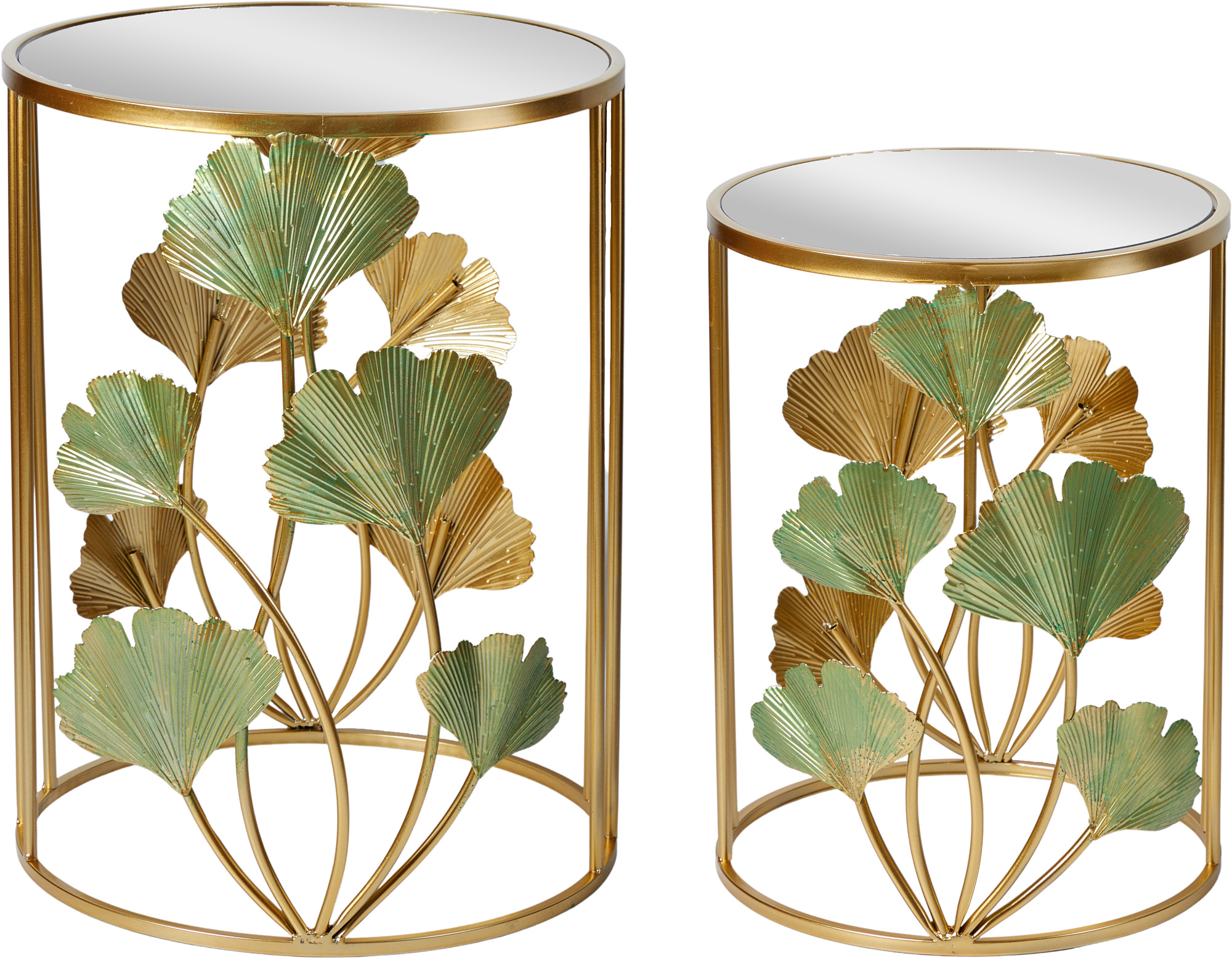 Столики интерьерные Листья, набор Glasar 54-269/268