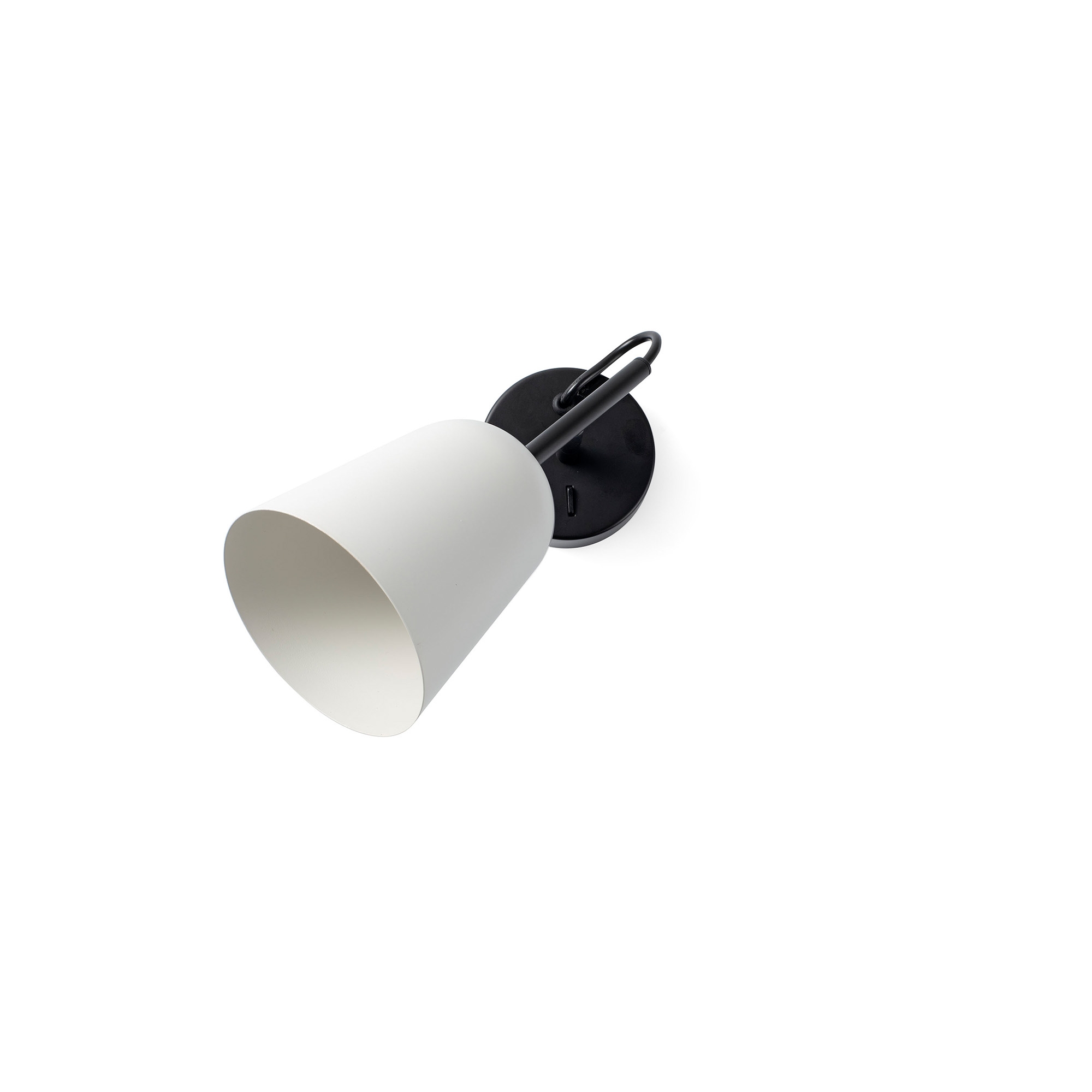 Настенный светильник STUDIO белый абажур 1xE14 Faro